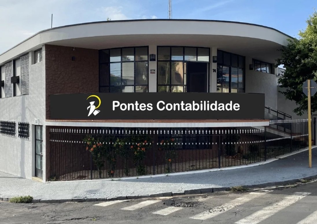 Fachada lateral da Pontes Contabilidade